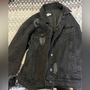Ripped Jean Jacket